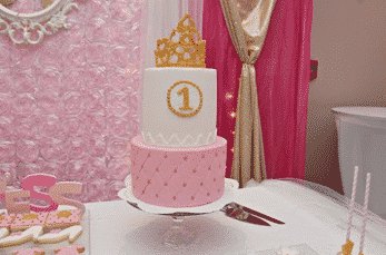 Princess Themed First Birthday Party